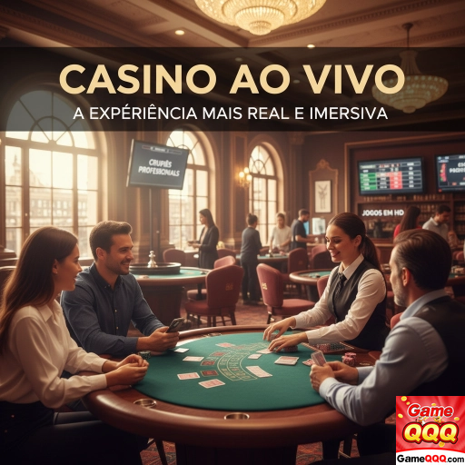 Cassino Ao Vivo gameqqq.com: Sinta a Realidade de Um Cassino de Casa